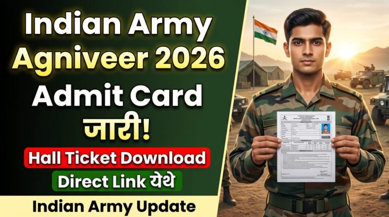 Indian Army Agniveer Admit Card 2026