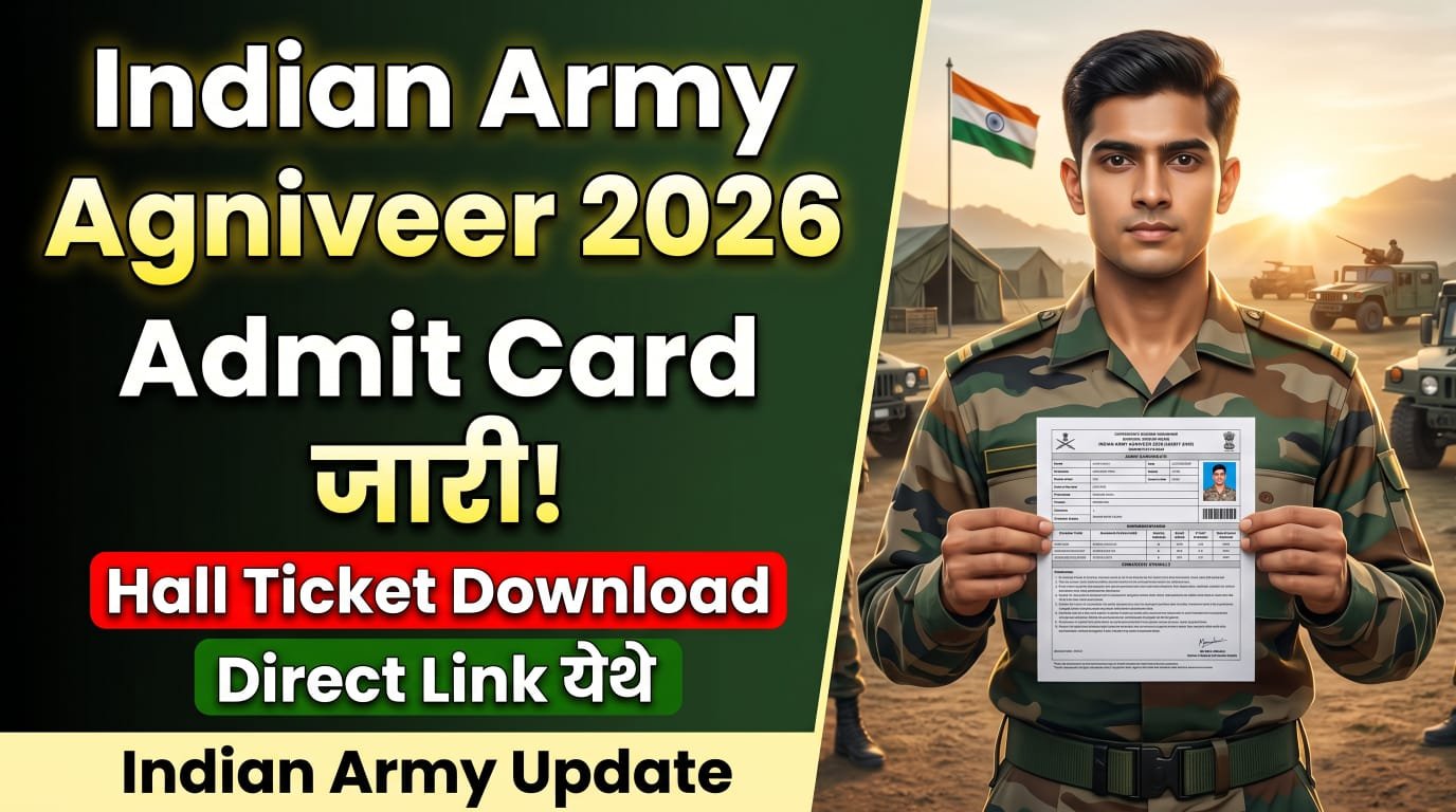 Indian Army Agniveer Admit Card 2026
