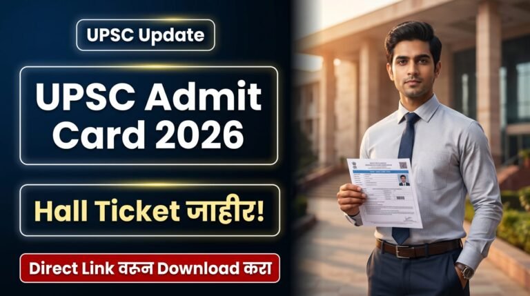 UPSC CSE Prelims Admit Card 2026